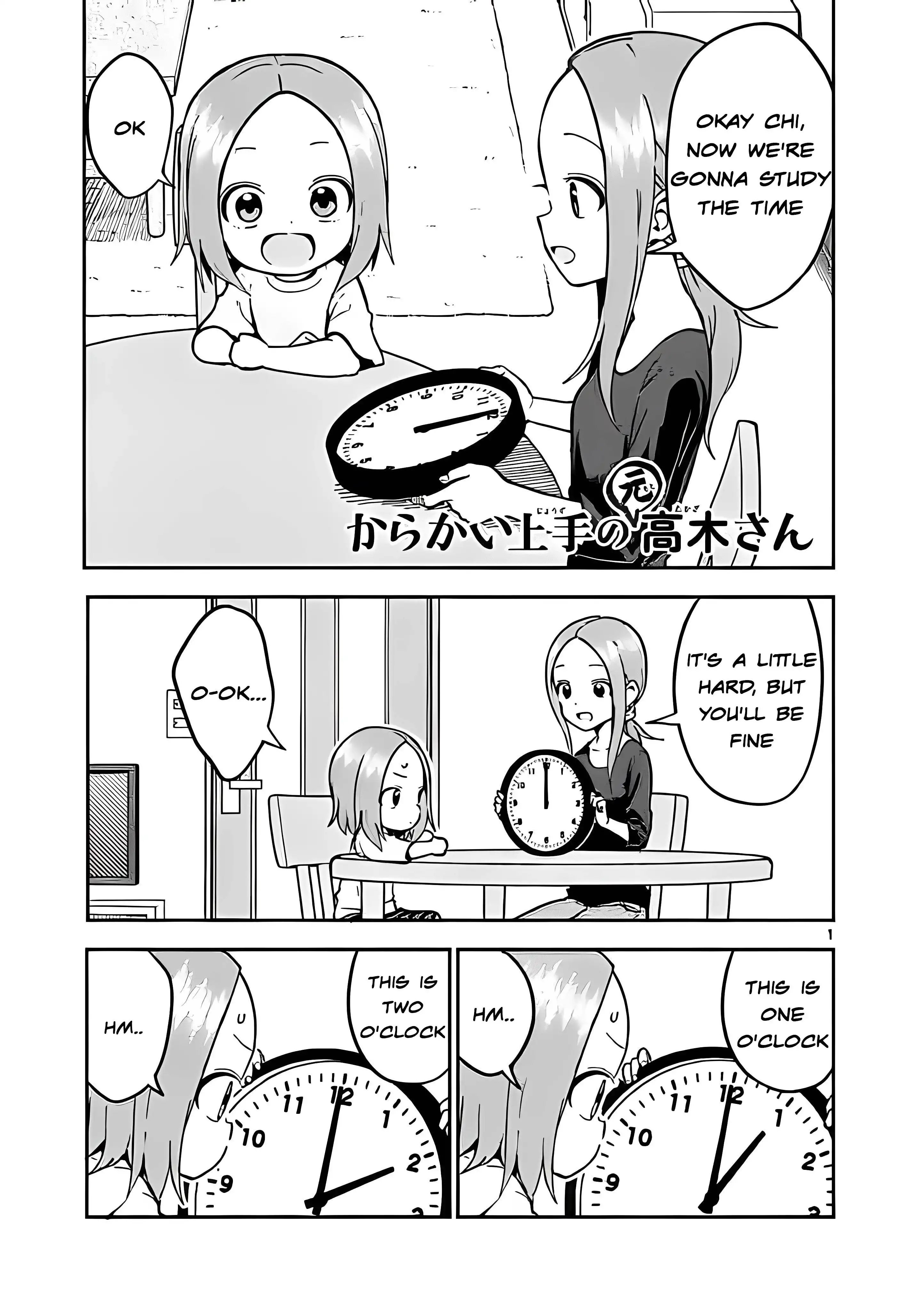 Karakai Jouzu no (Moto) Takagi-san Chapter 224 1